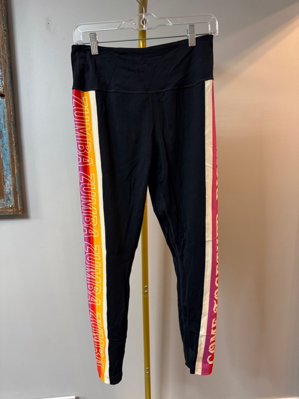 Zumba Fitness Black leggings Lennon & McCartney come together right now